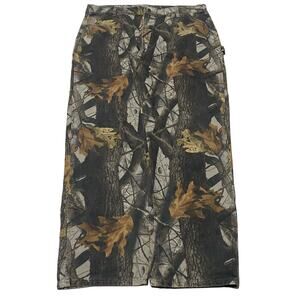 Vintage Carhartt Realtree Hardwood Camo B158 CMO Dungaree Fit Pants Jeans 42x32